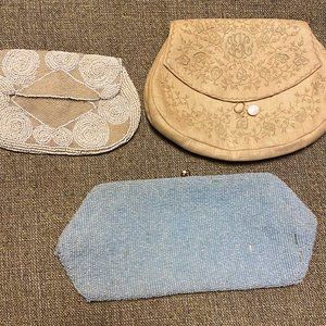 3  Small Vintage Purses, Art Deco